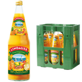 Lindauer Multivitamin 6x1,0l Kasten Glas