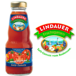 Lindauer Gold Tomatensaft 12x0,2l Kasten Glas