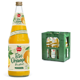 Wolfra Bio-Orangensaft 6x1l Kasten Glas